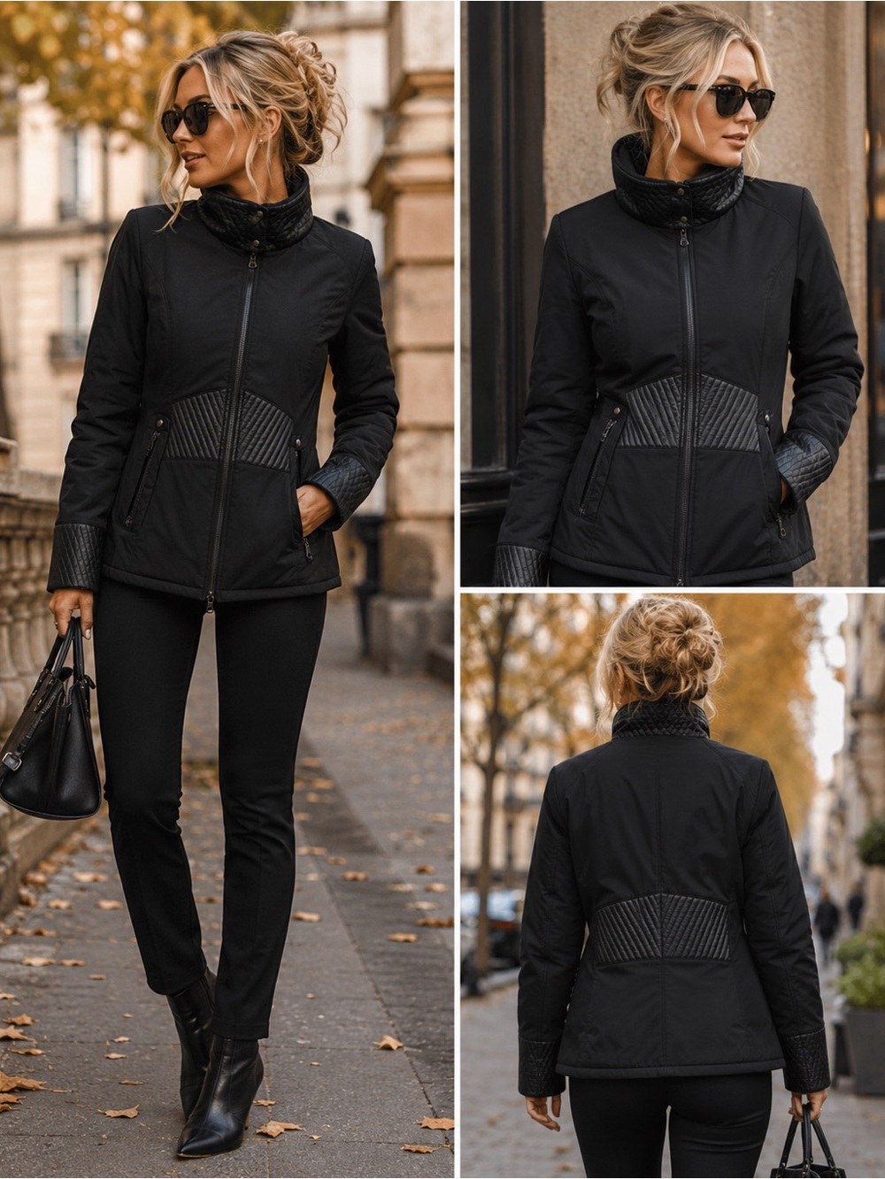 Danier 3M Thinsulate™ Insulated Jacket Genuine Leather Trim NWT Designer Rare